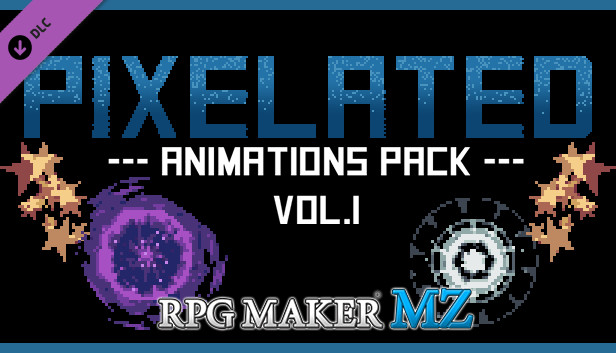 RPG Maker MZ - Pixelated Animations Pack Vol.1