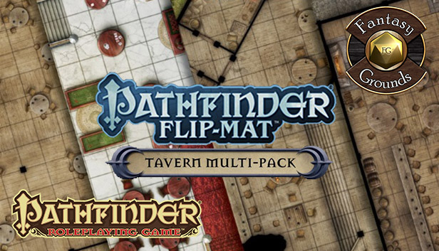 Fantasy Grounds - Pathfinder Flip-Mat: Tavern Multi-Pack (Map Pack)