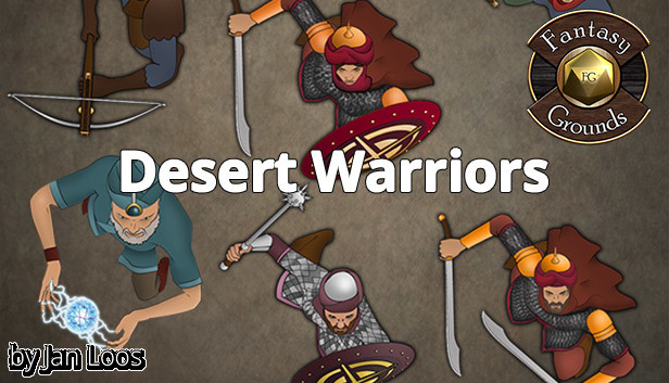 Fantasy Grounds - Jans Token Pack 01 - Desert Warriors