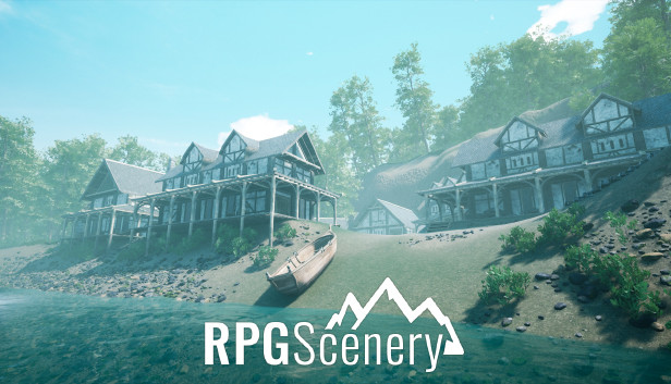 RPGScenery - Fishing Village Scene