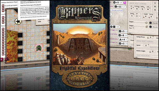 Fantasy Grounds - Rippers Resurrected: Frightful Expeditions (Savage Worlds)