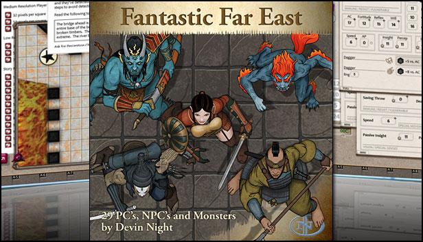 Fantasy Grounds - Fantastic Far East (Token Pack)