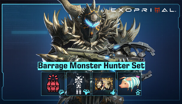 Exoprimal - Zestaw Monster Hunter – Barrage