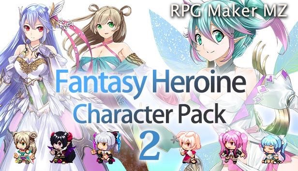 RPG Maker MZ - Fantasy Heroine Character Pack 2
