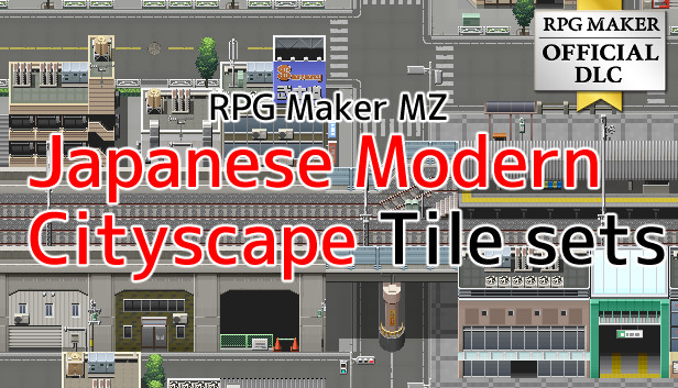 RPG Maker MZ - Japanese Modern Cityscape Tileset