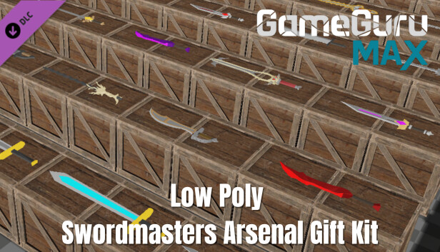GameGuru MAX Low Poly Gift Kit - Swordmasters Arsenal