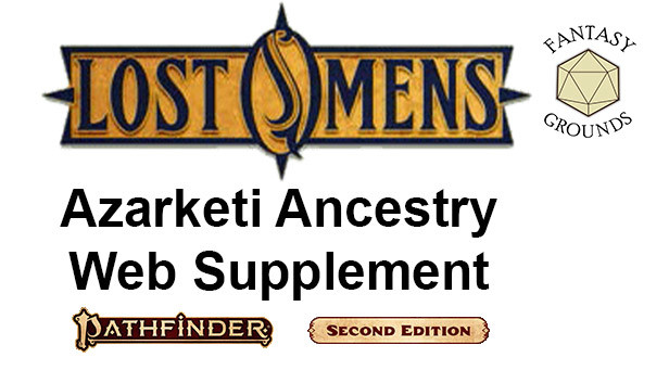 Fantasy Grounds - Pathfinder 2 RPG - Lost Omens Azarketi Web Supplement