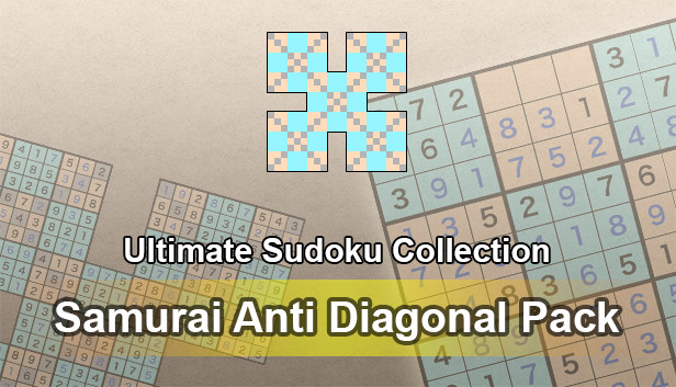 Ultimate Sudoku Collection - Samurai Anti Diagonal Pack