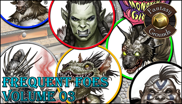 Fantasy Grounds - Frequent Foes, Volume 3 (Token Pack)