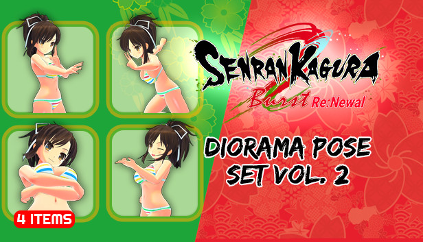 SENRAN KAGURA Burst Re:Newal - Diorama Pose Set Vol. 2