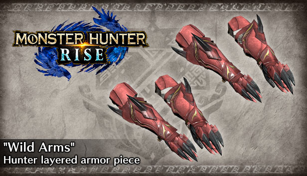 Monster Hunter Rise - Element pancerza warstwowego łowcy „Dzikie ramiona”