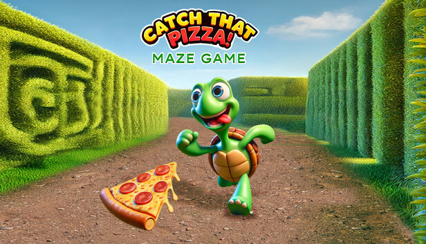 Catch That Pizza! Maze Game