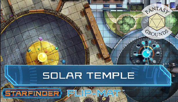 Fantasy Grounds - Starfinder RPG - FlipMat - Solar Temple