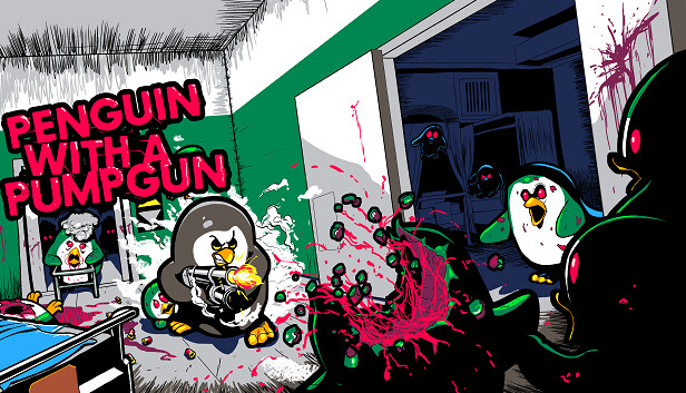 Penguin with a Pumpgun