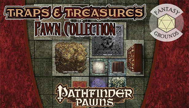 Fantasy Grounds - Pathfinder RPG - Traps and Treasure Pawns