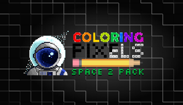Coloring Pixels - Space 2 Pack