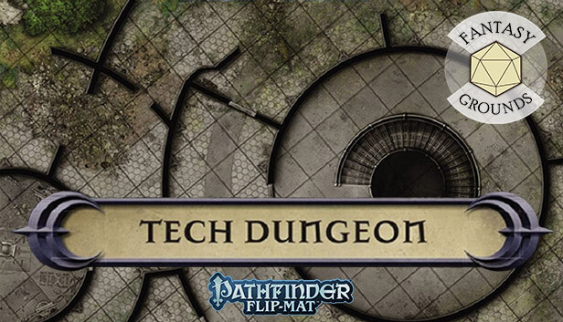 Fantasy Grounds - Pathfinder RPG - Pathfinder Flip-Mat - Tech Dungeon
