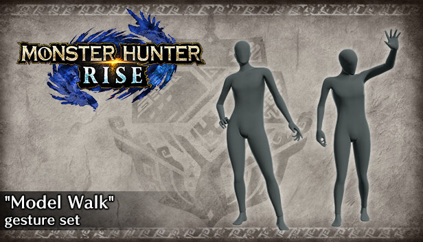Monster Hunter Rise - Zestaw gestów „Model Walk”