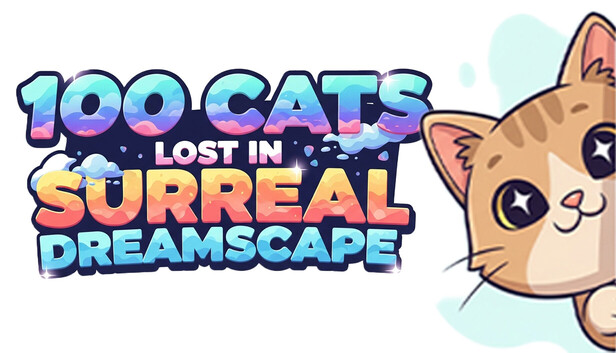 100 Cats Lost in Surreal Dreamscape
