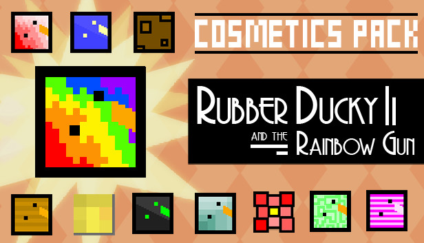 Rubber Ducky and the Rainbow Gun - Gigantic Cosmetic Pack!