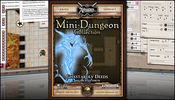 Fantasy Grounds - Mini-Dungeon #010: Ghastardly Deeds (PFRPG)