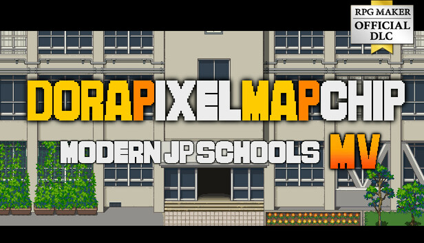 RPG Maker MV - DorapixelMapChips - Modern JP Schools PC