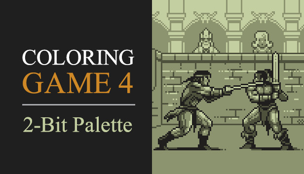 Coloring Game 4 – 2-Bit Palette