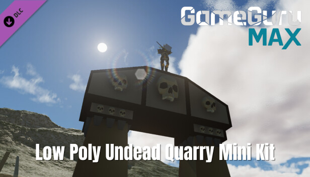 GameGuru MAX Low Poly Mini-Kit - Undead Quarry