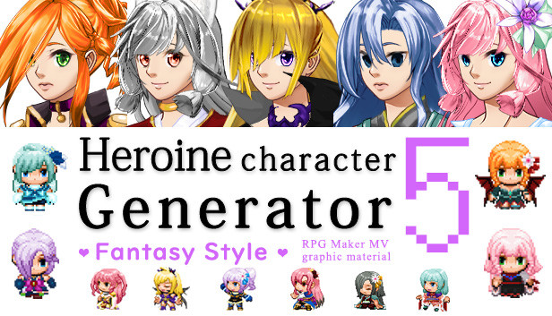 RPG Maker MV - Heroine Character Generator 5