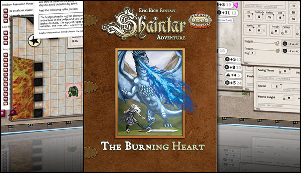 Fantasy Grounds - Shaintar: The Burning Heart (Savage Worlds)