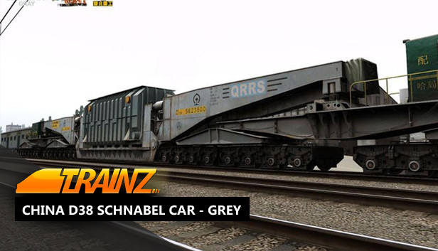 Trainz Plus DLC - China D38 Schnabel Car - Gray