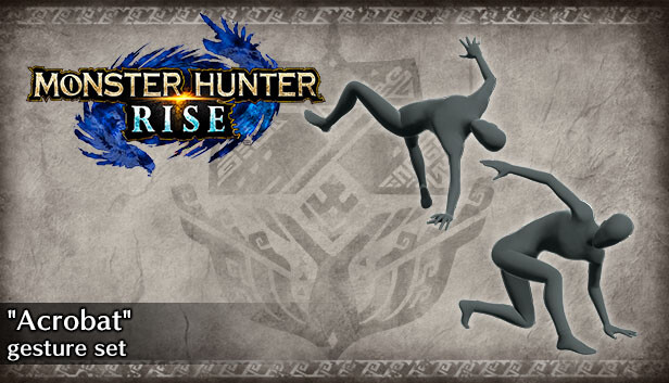 Monster Hunter Rise - Zestaw gestów „Akrobata”