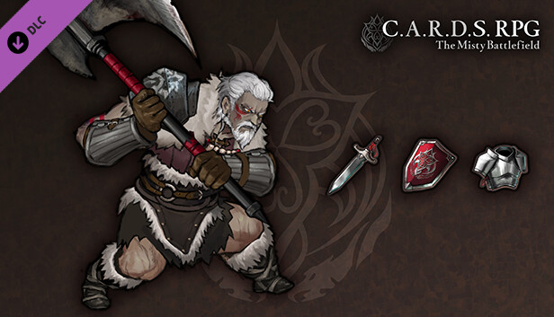 C.A.R.D.S. RPG: The Misty Battlefield - AddUnit "Greg Ironheart"  + Starter Equipment Pack