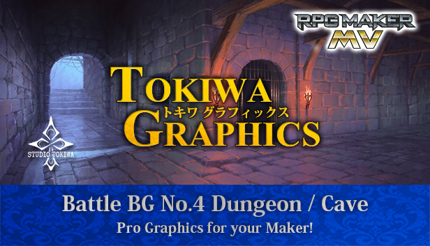 RPG Maker MV - TOKIWA GRAPHICS Battle BG No.4 Dungeon/Cave
