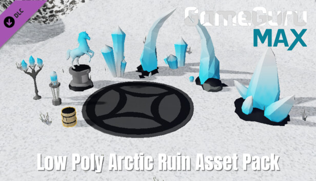 GameGuru MAX Low Poly Asset Pack - Arctic Ruins