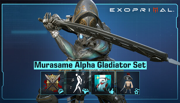 Exoprimal - Zestaw Gladiator dla egzopancerza Murasame α