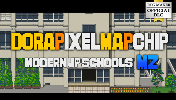 RPG Maker MZ - DorapixelMapChips - Modern JP Schools PC