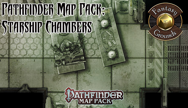 Fantasy Grounds - Pathfinder Map Pack: Starship Chambers