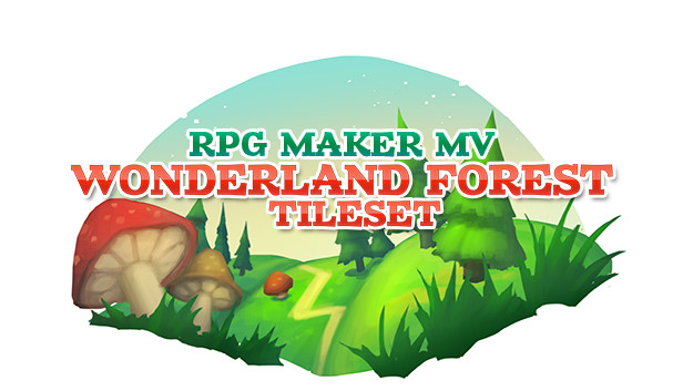 RPG Maker MV - Wonderland Forest Tileset