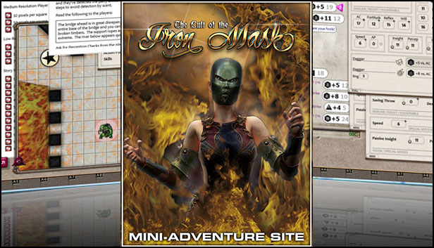 Fantasy Grounds - Compass Point 02 - Cult of the Iron Mask (3.5E)