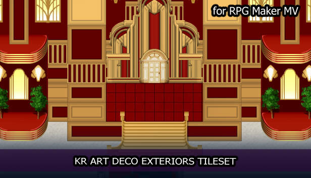 RPG Maker MV - KR Art Deco Exteriors Tileset