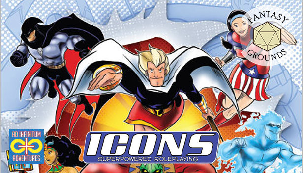 Fantasy Grounds - ICONS Superpowered Roleplaying: The Assembled Edition