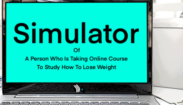 Simulator Of A Person Who Is Taking Online Course To Study How To Lose Weight