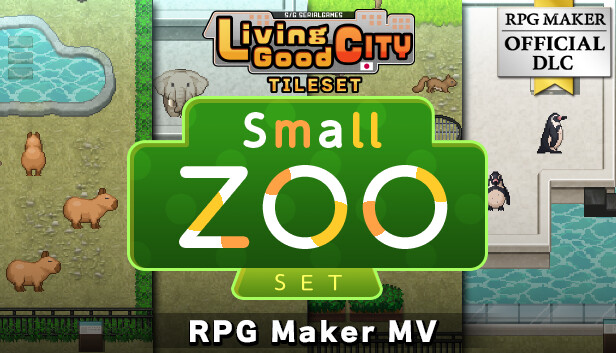 RPG Maker MV - SERIALGAMES LivingGoodCity Tileset - Small Zoo Set