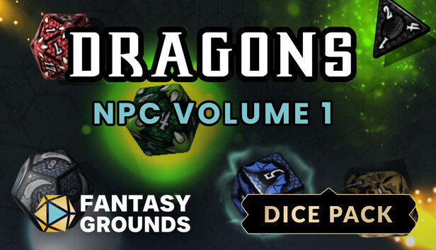 Fantasy Grounds - Dragons NPC Dice Pack Volume 1