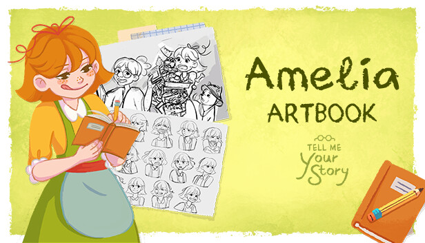Tell Me Your Story - Amelia Artbook