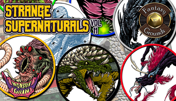 Fantasy Grounds - Strange Supernaturals, Volume 11 (Token Pack)