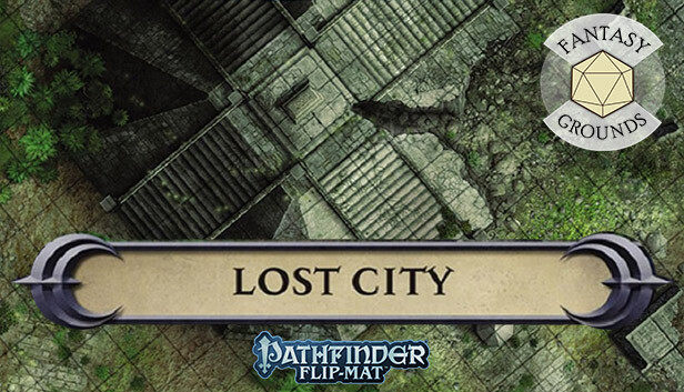 Fantasy Grounds - Pathfinder RPG - Pathfinder Flip-Mat - Lost City