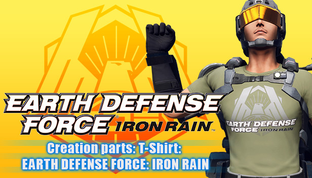 EARTH DEFENSE FORCE: IRON RAIN - Creation parts: T-Shirt: EARTH DEFENSE FORCE: IRON RAIN