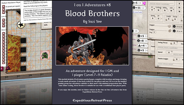 Fantasy Grounds - 1 on 1 Adventures #8: Blood Brothers (3.5E/PFRPG)